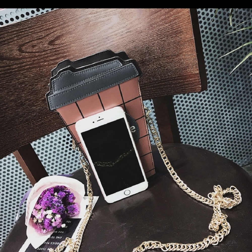 New! Mocha Crossbody Purse - Picture 4 of 4